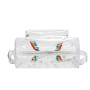 Waterproof swimming bag dry wet separate fitness bag large PVC transparent bag