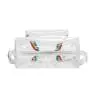 Waterproof swimming bag dry wet separate fitness bag large PVC transparent bag