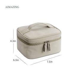 Cotton Make Up Bag High Quality Waterproof Makeup Cosmetic Bag Organizer Makeup Toiletry Bag For Men Or Women