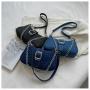 ZWY216 2024 New Simple Casual Ladies Crossbody Bag Denim Fashion Work Travel Satchel Bag Wholesale Hot Sale Chain Shoulder Bag