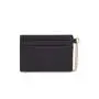 RFID Key Ring Card Holder Slim Leather Card Holder Wallet With Key Chain