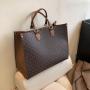 The 2024 new stylish elegant high-capacity toter nostalgic backpack tote bag