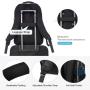 LOVEVOOK fashion Quilted 15.6in large ladies Backpacks Business Work Travel school Bookbag with USB laptop backpacks for women