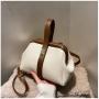Minissimi Women's Crossbody Handbag with Lock Fashion Lady Style Casual Soft Leather Purse for Daily Use