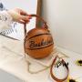 Fashion Design Small Girls Women Mini Basketball Kids Purse Crossbody Bag Mini Handbag