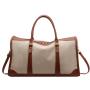 ZF167 New Retro Ladies Handbag Canvas Sports Fitness Diagonal Cross Bag Short Distance Large Capacity Collision Color Travel Bag