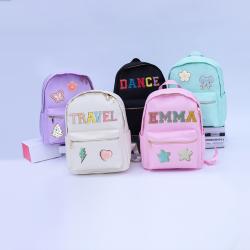 Keymay USA Warehouse Free Shipping Waterproof Personalized Children School Bag for Girls Book Bag Kids Backpack Nylon Backpacks
