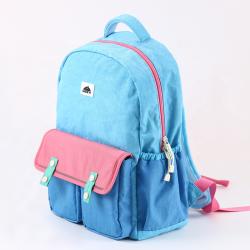 CHANGRONG Custom color block Style children's school backpack girl