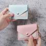 New creative fashion small card bag women's candy color keychain jewelry wallets students coin purse card holder wholesale