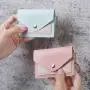 New creative fashion small card bag women's candy color keychain jewelry wallets students coin purse card holder wholesale