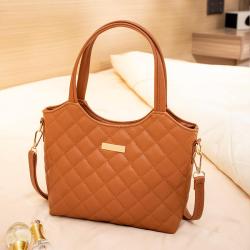 2024 Trendy Women's Crossbody Tote Bag with Single Handle Simple Embroidered Sequin Decoration Portable Foreign Trade Handbag