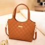 2024 Trendy Women's Crossbody Tote Bag with Single Handle Simple Embroidered Sequin Decoration Portable Foreign Trade Handbag