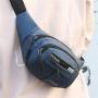 Wholesale light multi purpose business money collection mobile phone chest bag men waist bag