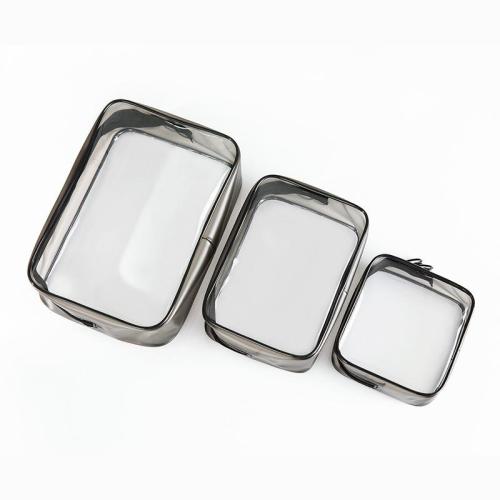 KBW791  New Designer Transparent Cosmetic Bag Fashion Travel Wash Handbag Waterproof Pouch Makeup Storage Bag Customized