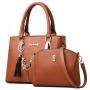 CCF177 New Fashion Women Handbag Sets 2pcs Ladies Bag Purse and Handbags Set Pu Leather Crossbody Women Hand Bags