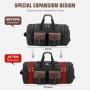 2022 Sucipi New Design Retro Large Men Weekender bags with shoe Compartment, Canvas custom travel Overnight Carry on Duffel Bag