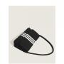 2024 New Fashion Color Contrast Striped Nylon Underarm Shoulder Crossbody Bag Bag