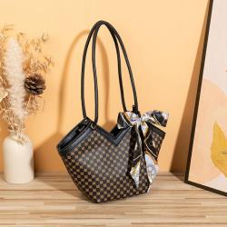 2024 Ladies Fashionable Flower Shoulder Bag Portable Single Handle Handbag Chain Decoration Foreign Trade Small Wholesale Bag