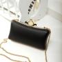 New arrival pearl decorate box gold clutch bags party wedding handbag fashion evening bag ladies purse  women clutches