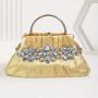 Wholesale Ladies Designer Bags For Party Vintage Pleated Luxury Shoulder Bag Diamond Famous Brands Designer Bolsas Para Mujer
