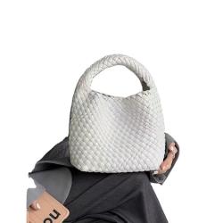 Hand-Woven Tote Women'S 2024 New Large Capacity Tote Vegetable Basket Bucket Bag Diagonal Span Bag