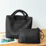 Pure Hand Woven Tote Women'S New Fashion Leisure Large Capacity Woven Shoulder Handbag