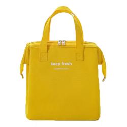 ZWY041New Fashion Portable Insulated Lunch Bag Oxford Waterproof Macaroon Color Storage Bag Outdoor Work Picnic Bento Bag