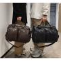 ZWY191 Daily Leisure Mountaineering Travel Luggage Backpack PU Vintage Fashion Large Shoulder Bag Men Women Outdoor Hiking Bag