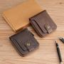 ZX060 Men's Wallet Leather Money Clip Business Wallet Card Holder Money Clip Coin Purse Multi-card Soft Coin Wallet For Men