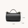 Hot selling 2022 Genuine Saffiano Leather Ladies Bags Pillow Shape Mini Acrylic Shoulder Strap Duffel Bag Handbag