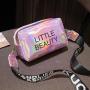 2024 Autumn New Korean Fashion Laser Printed Letters Single Strap Women's Mobile Phone Change Shoulder Messenger Bag Wholesale