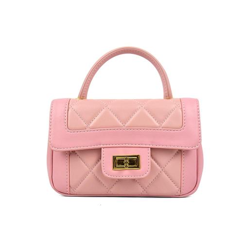 High End Customized Women Chain Crossbody Bags Luxury Padded Diamond Quilted Leather OEM ODM Shoulder Bag Ladies Pink Handbags