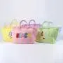 New Model Fashion Tassel Canvas Beach Tote Bag Large Capacity Portable Shopping Travel Girls Logo Customized Handbags