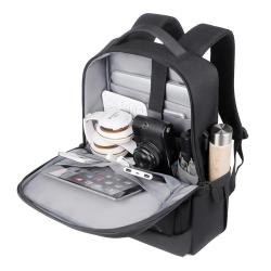 Fashion Laptop Backpack Single-Layer Stitched Waterproof USB Computer Bag with Logo for Students and Schools from Manufacturers