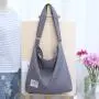 Factory Wholesale Portable Student Handbag Recycled Shopping Bag Women Shoulder Tote Canvas Bag
