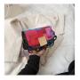 Fashion Women High Quality Contrast Small Handbags Chain  Wholesale PU Lady Shoulder Bag Female Square Handbag