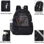 Gelory Wholesale Heavy Duty Semi-Transparent Mesh Sports Backpack Custom See Through College Student Backpack with Reflective Stripes