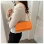 ZF032 New Casual Flap Shoulder Bag Fashion Simple Foreign Candy Color Small Square Bag PU Travel Handbag Summer Armpit Bag
