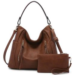 Free sample LOVEVOOK custom top sale women handbags 2 pieces set hobo bags new arrival wholesale custom bags women hand bags