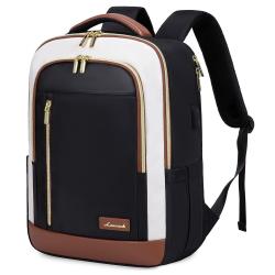 LOVEVOOK wholesale large capacity computer bags work business school college 15.6in 17in laptop travel backpacks for women men