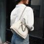 2024 new niche cowhide cloud pleated bag