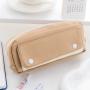 Durable Large Capacity Zip Pen Pencil Pouch School Office Supplies Organizer Pencil Bag