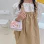 KB024 Hot Selling Shoulder Bags For Kids 2023 Children Fashion Bags Lovely Pearl Chain Purses Cartoon Princess Messenger Bags