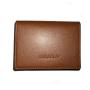 Plain Weave Pu Leather Men's Business Card Holder