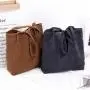 Wholesale Portable Shopping Tote Bag Korean Women's College Style Corduroy Shoulder Bag in Stock