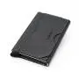 Durable and chic men leather wallet RFID protection leather card holder pop up aluminum card case Durable and chic men leather wallet RFID protection leather card holder pop up aluminum card case