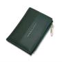 ZR486 Fashion Versatile Woman Short Wallet Classic Card Holder Case Girl  Purse Female Money Clip Billfold Zipper PU Leather