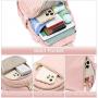 LOVEVOOK Small Crossbody Chest Bag with USB Port Convertible Shoulder Backpack Purse Casual Daypack Sling Bag for Women