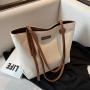 2023 Large Capacity Canvas Tote Bag Plain All-Match Simple Para Mujeres Bolso Bolsas Famous Brands Designer Shoulder Bags