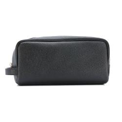 PU leather travel organizer bags toiletry cosmetic bags with hand strap
